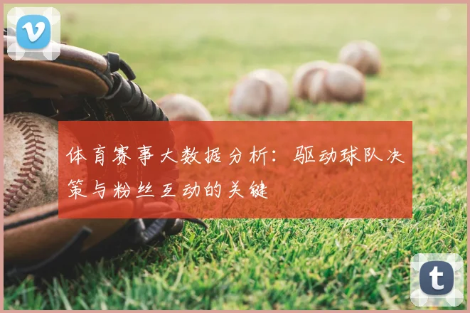 体育赛事大数据分析：驱动球队决策与粉丝互动的关键